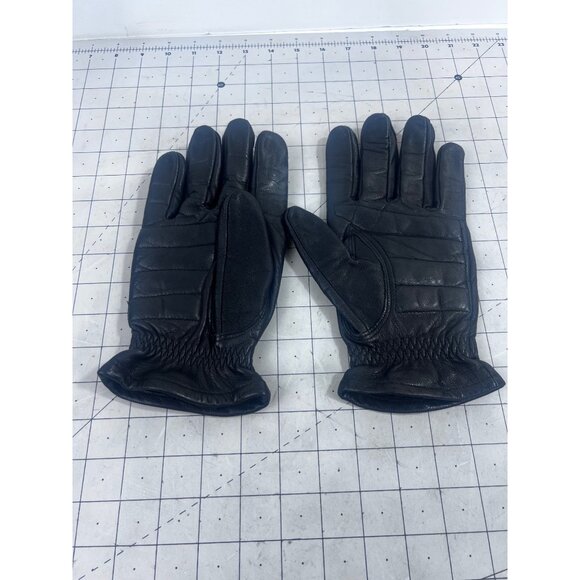 Harley-Davidson Motorcycles  Men’s Black Leather Gloves Size L - Picture 5 of 5